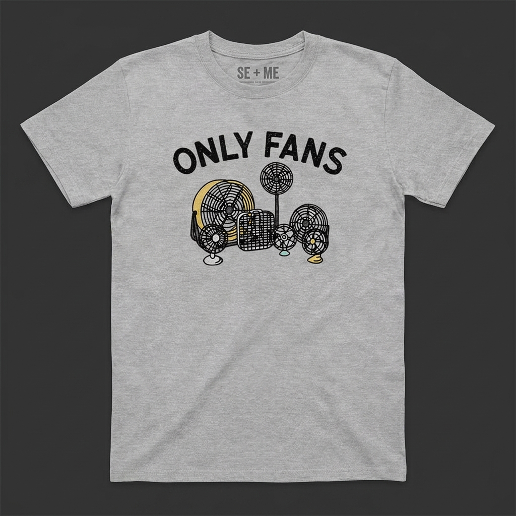 Only Fans Tee shirt mockup by SEAM + MEME