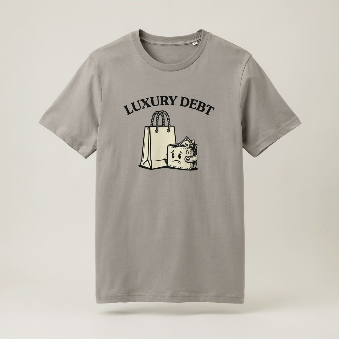 Caffeinated & Causing Problems Tee - Pepper unisex graphic tee