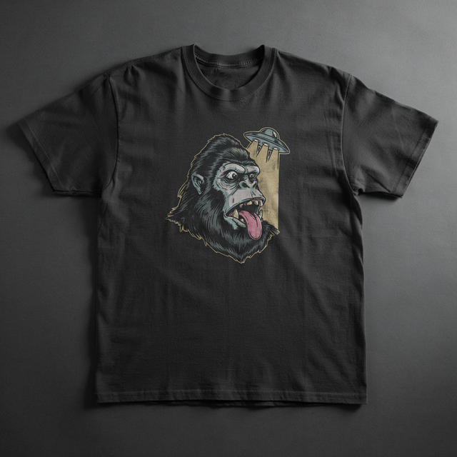 Alien Bigfoot Tee shirt mockup by SEAM + MEME