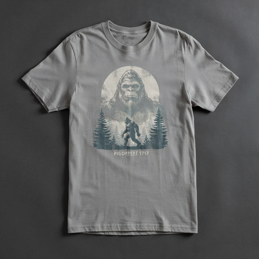 Bigfoot 1717 Tee shirt mockup by SEAM + MEME
