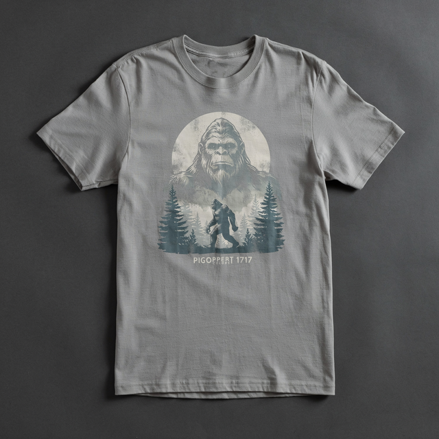 Bigfoot 1717 Tee shirt mockup by SEAM + MEME