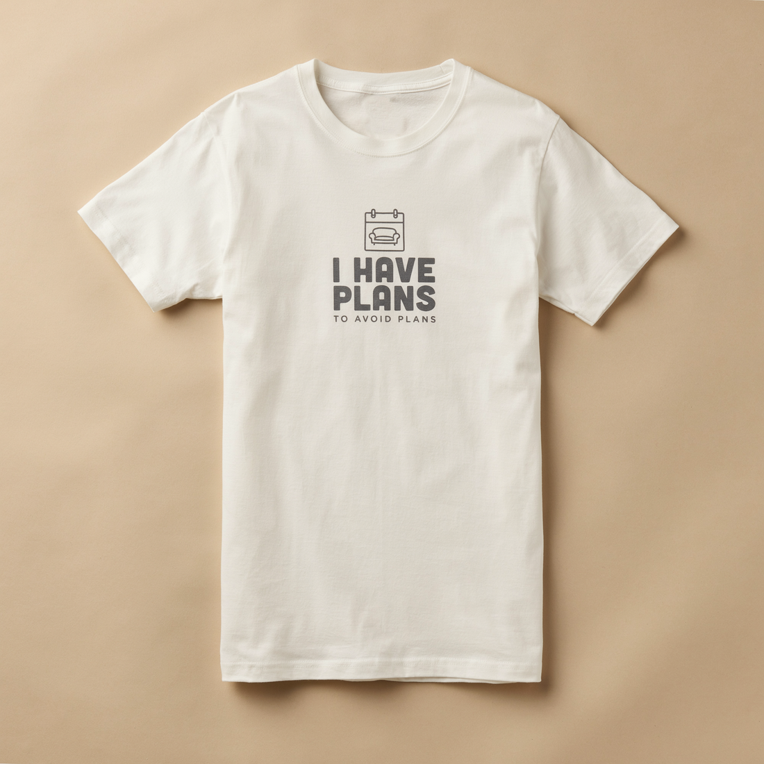 Small Talk Survivor Graphic Tee - Sand unisex graphic tee